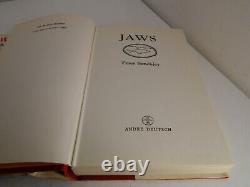 Jaws by Peter Benchley Hardback Book First Edition Signed B20