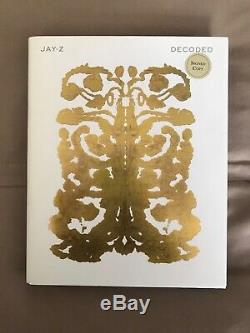 Jay-Z Decoded Rare SIGNED 1st Edition Book Great Condition