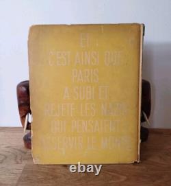 Jean Eparvier / A Paris Sous la Botte des Nazis 1st Edition 1944 Hardcover Book