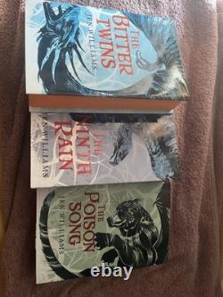 Jen Williams Broken Binding Winnowing Flame Trilogy Hardcover, Signed Numbered