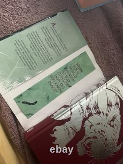 Jen Williams Broken Binding Winnowing Flame Trilogy Hardcover, Signed Numbered