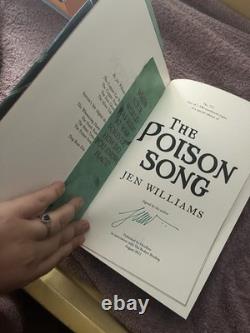 Jen Williams Broken Binding Winnowing Flame Trilogy Hardcover, Signed Numbered