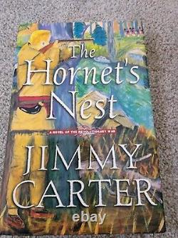 Jimmy Carter Signed The Hornets Nest Large Print Edition Book RARE POTUS Auto