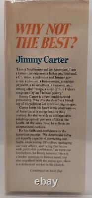 Jimmy Carter Why Not The Best Signed Full Signature First Edition