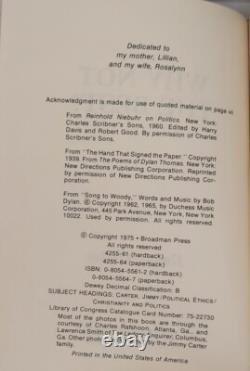 Jimmy Carter Why Not The Best Signed Full Signature First Edition