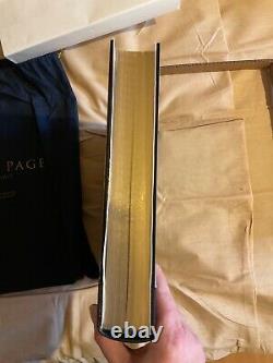 Jimmy Page Signed Genesis Deluxe Leather Edition Book