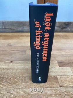 Joe Abercrombie Last Argument of Kings Signed & Numbered Subterranean No. 316
