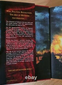Joe Abercrombie Signed 1st Edition/1st Prints The Age of Madness Trilogy VGC