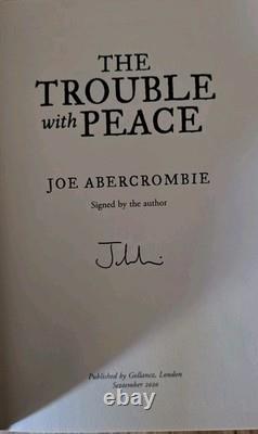 Joe Abercrombie Signed 1st Edition/1st Prints The Age of Madness Trilogy VGC