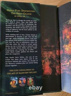 Joe Abercrombie Signed 1st Edition/1st Prints The Age of Madness Trilogy VGC