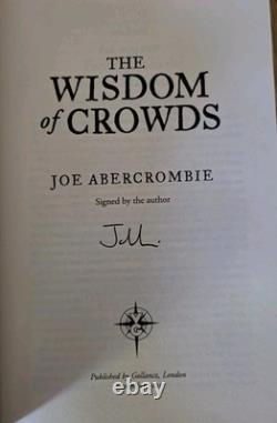 Joe Abercrombie Signed 1st Edition/1st Prints The Age of Madness Trilogy VGC