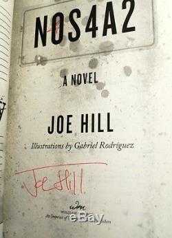 Joe Hill NOS4A2 Signed First Edition book hardcover Very Fine