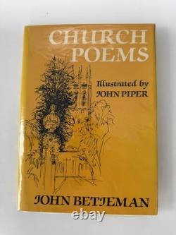 John Betjeman Church Poems Book Signed First Edition & Authentication papers