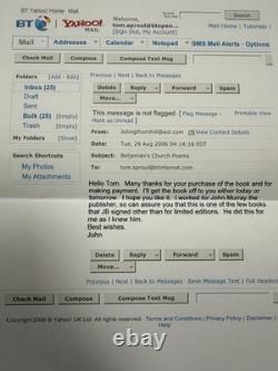 John Betjeman Church Poems Book Signed First Edition & Authentication papers