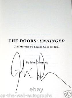 John Densmore Hand Signed Autographed The Doors Unhinged 1st Edition Book! Proof