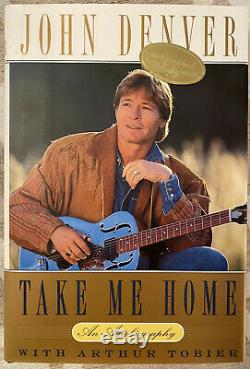 John Denver Signed Autograph Take Me Home Autobiography Book First Edition