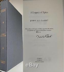 John Le Carre A Legacy Of Spies Signed Autographed Limited Edition Slipcase Book