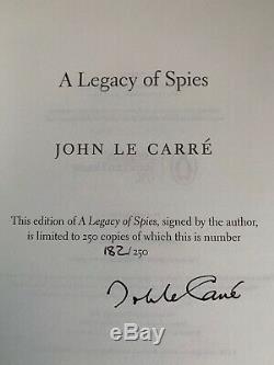 John Le Carre A Legacy Of Spies Signed Autographed Limited Edition Slipcase Book