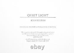 John Sexton Quiet Light Deluxe Limited Edition Book and Print