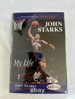 John Starks Signed 1st Edition Book My Life + DVD COA Knicks Autograph