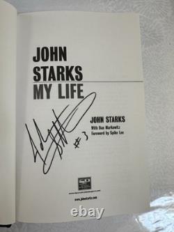 John Starks Signed 1st Edition Book My Life + DVD COA Knicks Autograph