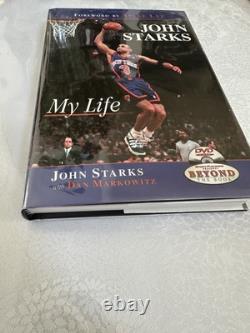 John Starks Signed 1st Edition Book My Life + DVD COA Knicks Autograph