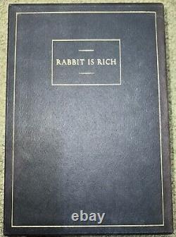 John Updike / Rabbit is Rich Limiter Signed 1st Edition! 1981 RARE #60/250 Book