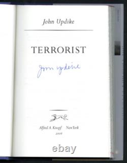 John Updike SIGNED AUTOGRAPHED Terrorist HC 1st Edition 1st Print Brand NEW