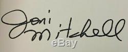 Joni Mitchell Autographed/Signed Morning Glory On The Vine Book 1st Edition