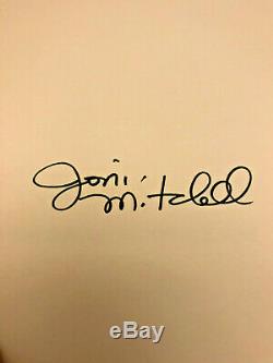 Joni Mitchell SIGNED Morning Glory On The Vine Book Limited Edition RARE