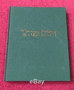 Joni Mitchell Signed Book Morning Glory On The Vine Limited Edition Slipcase