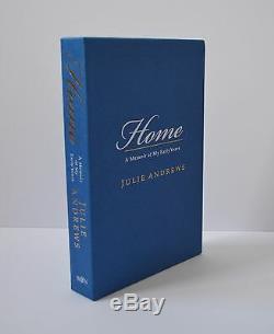 Julie Andrews Signed'Home' Limited Edition Slipcased Hardback Book