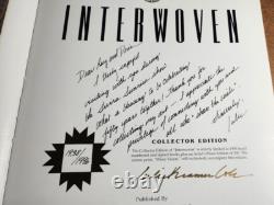 Julie Kramer Cole- INTERWOVEN Autographed/ SIGNED Collector Edition Book & ART