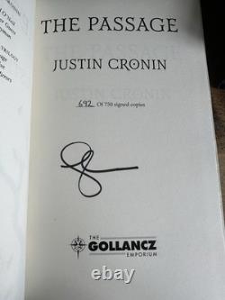Justin Cronin THE PASSAGE TRILOGY Signed Numbered Gollancz Emporium Deluxe