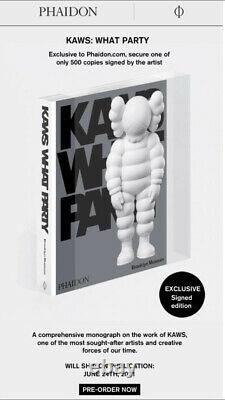 KAWS Book Signed Sold Out Phaidon Edition Print Brooklyn What Party Edition 500