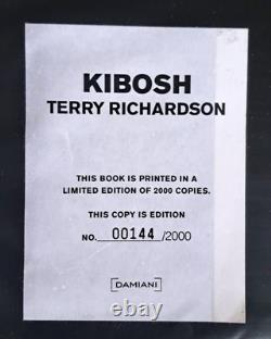 KIBOSH' RARE Limited Edition Book 144/2000 Terry Richardson 2004 + Signed Print