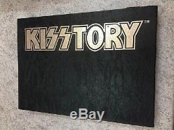 KISS KISSTORY BOOK Hand Signed Edition Paul Stanley Gene Simmons Bruce & Eric