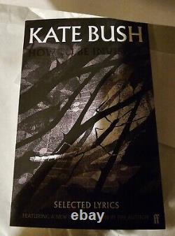 Kate Bush How To Be Invisible SIGNED EDITION Rare Paperback Book. New