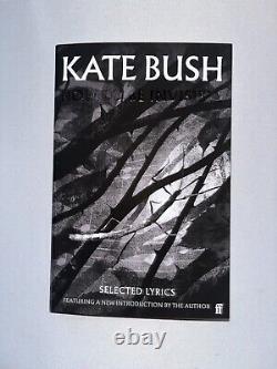 Kate Bush How To Be Invisible SIGNED Paperback Book + UV Ink Message New MINT