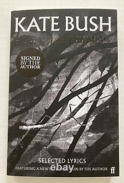 Kate Bush How To Be Invisible Signed 1st Ed Pb Book + 2014 Show Confetti