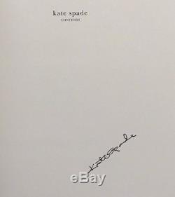 Kate Spade Contents Book HAND SIGNED Autograph LIMITED EDITION Numbered Purse