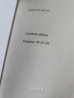 Kazuo Ishiguro Never Let Me Go SIGNED & NUMBERED LTD EDITION PROOF (30/130)