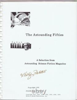 Kelly Freas Art Paperback Book Signed Astounding Fifties 1st Edition (last One)
