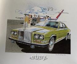 Ken Dallison Signed Limited Edition The Spirit Rolls Royce Lithograph Book