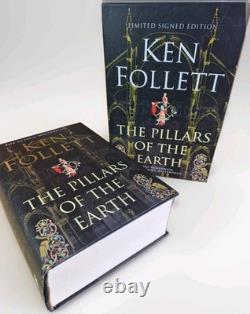 Ken Follett The Pillars Of The Earth Limited Signed Edition Book & Slipcase #442