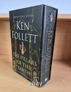 Ken Follett The Pillars Of The Earth Limited Signed Edition Book & Slipcase #442