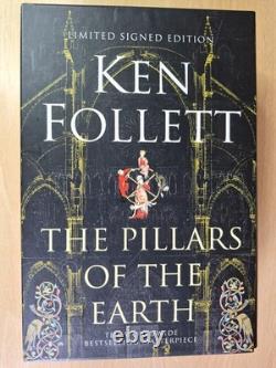 Ken Follett The Pillars Of The Earth Limited Signed Edition Book & Slipcase #442