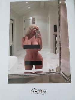 Kim Kardashian SELFISH Gilt Exclusive Signed Edition Numbered Mirror Selfie Book