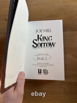 King Sorrow Joe Hill Black Crow Books Signed Limited First Edition