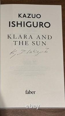 Klara And The Sun Movie Edition Signed Kazuo Ishiguro Book. Jenna Ortega Auto